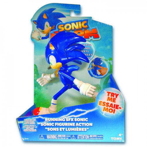 3 BONECOS SONIC BOOM ARTICULADOS 12 CM + UM MOTO