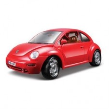 Volkswagen: New Beetle - Vermelho - 1:24 Volkswagen: New Beetle - Vermelho - 1:24