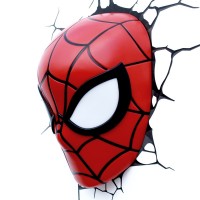 Luminária 3D Rosto do Homem Aranha