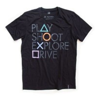 Camiseta Playstation Botões Sony Camiseta Playstation Botões Sony